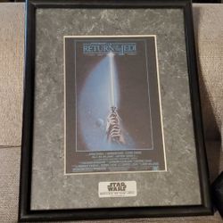 Star Wars Return of the Jedi ChromArt Print