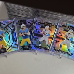 Justin herbert select silver prizm
