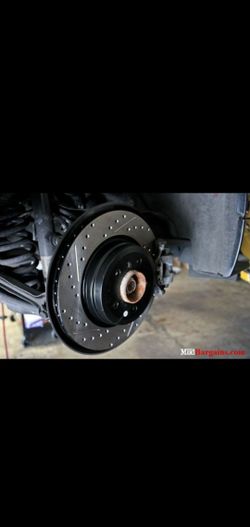 Drilled slotted rotors