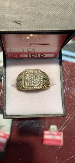10k Mens Diamond Ring
