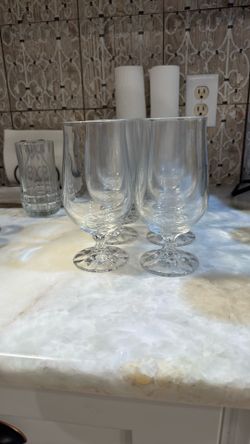 Crystal Goblet Glasses By Gorham