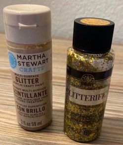 Gold Glitter Paints