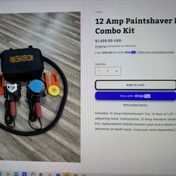 12 Amp Paint Shaver Pro Paint Stripping Tool 