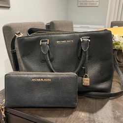 Vintage Michael Kors purse and wallet matching set