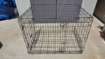 Big Dog Cage - 43x28x31 inches - Collapsible - 2 Doors