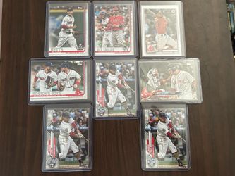 Boston Red Sox Mookie Betts (8) card lot