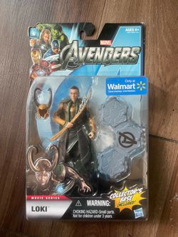 Hasbro Marvel Avengers Loki Action Figure Collector's Base Walmart Exclusive