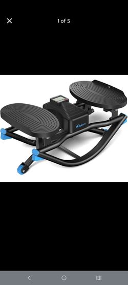Merach Rocking Steppers for Exercise at Home, 3D Motion Stair Stepper
Balance Board with Resistance Bands for Full Body Workout& Low-Impact Cardio, 33