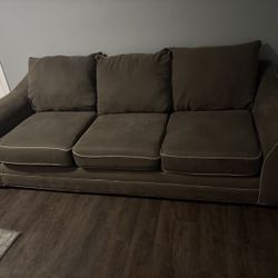 brown couch 