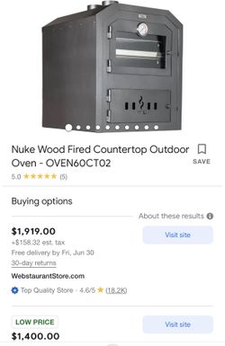 Outdoor Wood Oven