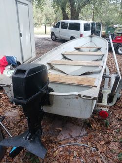 14 Ft Jon Boat With 25 Horse Motor Goodrunner