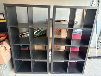 2 piece shelves/bookcase/multipurpose