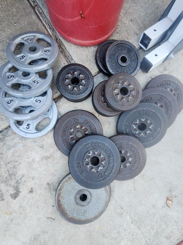 135 Pounds In Standard Plates