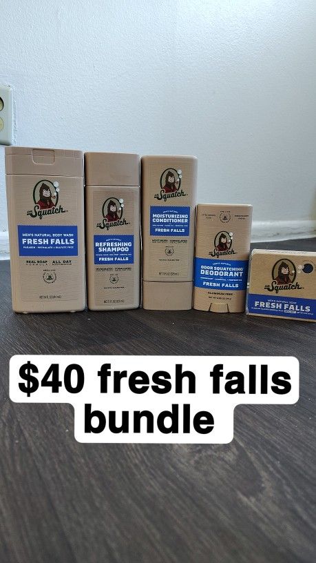 Dr Squatch Fresh Falls Men Bundle(New)