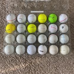 24 Used Golf Balls