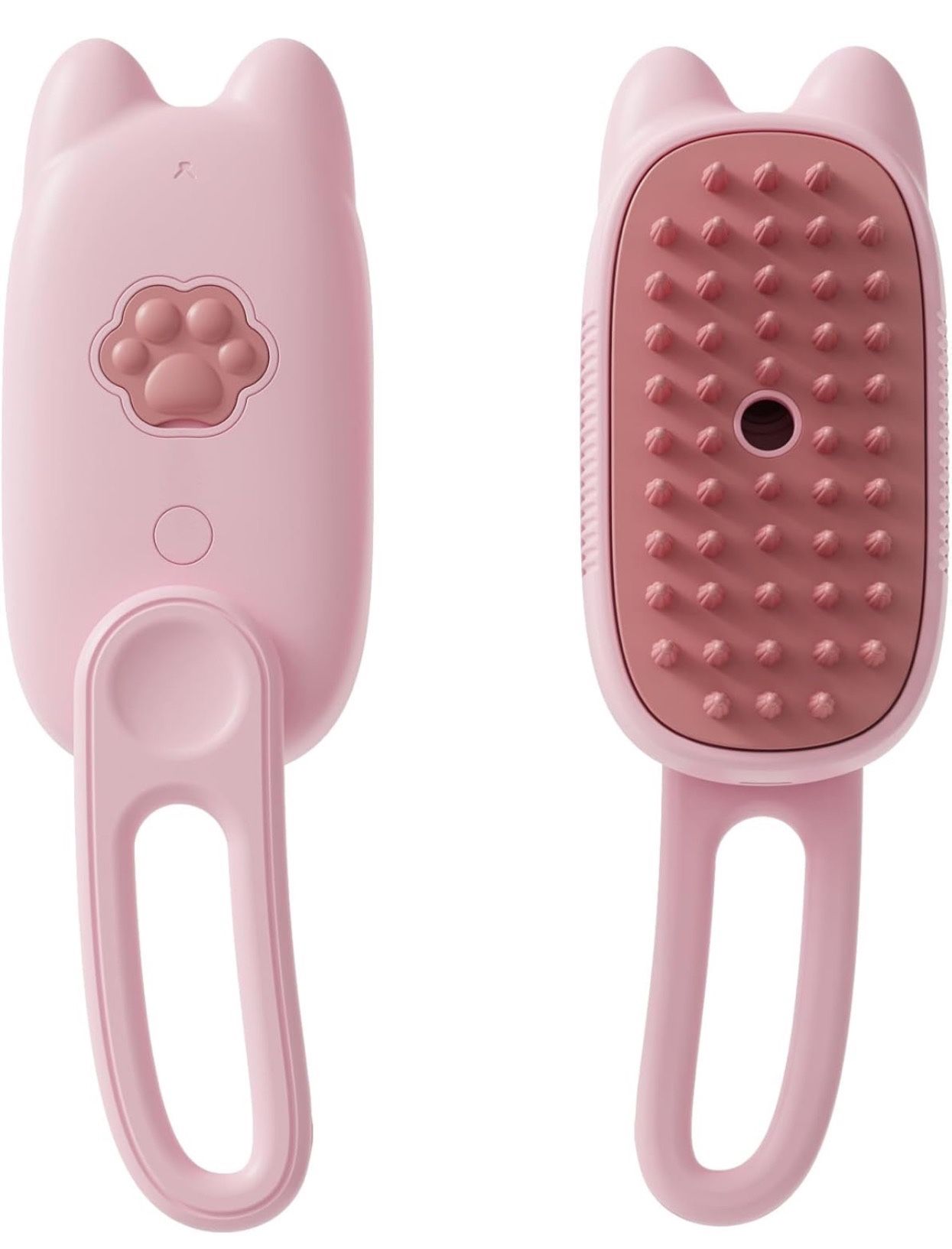 Dog Steam Brush, 3 in1 Pet Steamy Brush, Silicone Massage Grooming Brushes for Long or Short Haired Dogs Cats, Removes Static Flying Hair, Rechargeabl