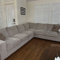 Sectional Couch And End Tables
