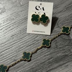 Bracelet And Earrings Set 