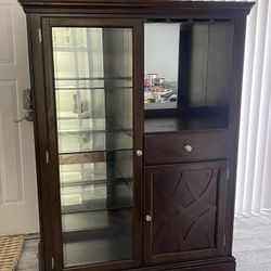 FREE Curio Bar China Cabinet 