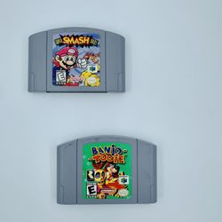 N 64 Games super Smash Bro’s / Banjo Tooie 