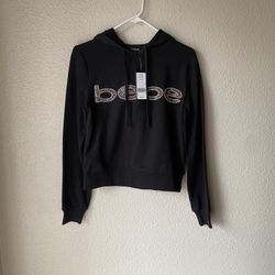 Brand New Woman’s Bebe brand Black Hoodie Up For Sale 