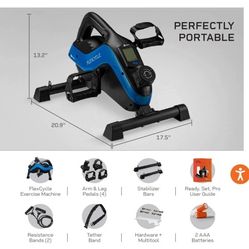 LifePro FlexCycle PLUS Exercise Stationary Bike-Under Desk Magnetic, Pedal Bike