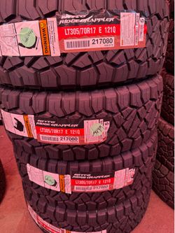 305/70/17 nitto Ridge grappler, tenemos todas las marcas y medidas