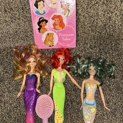 Mermaid Dolls & Book