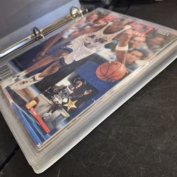 Beckett Basketball monthly collection Binder