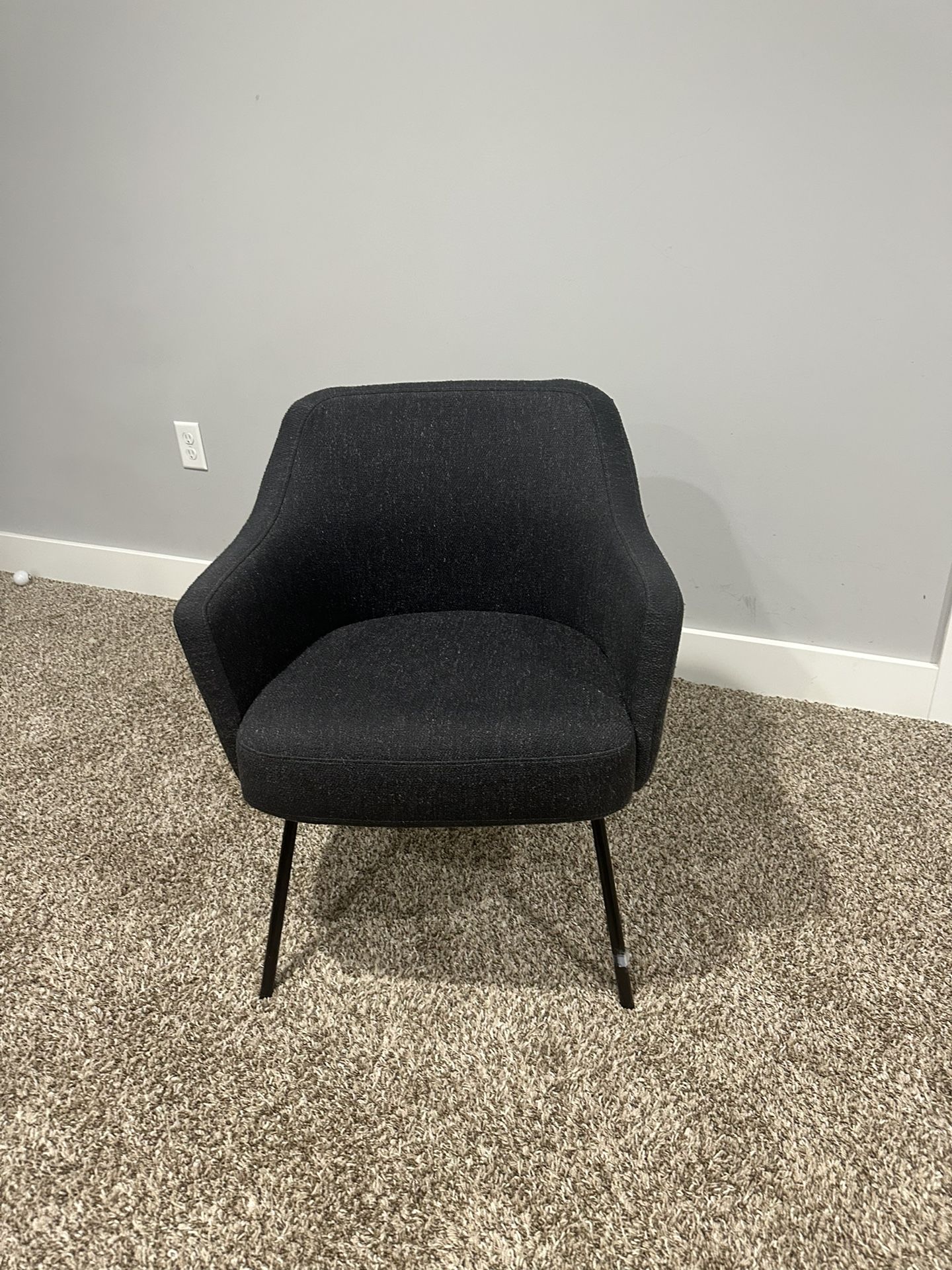 Charcoal Grey Chair