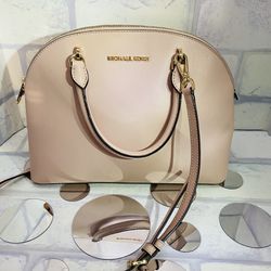 $50 Michael Kors EMMY Large Dome Satchel in Blossom Pink Purse