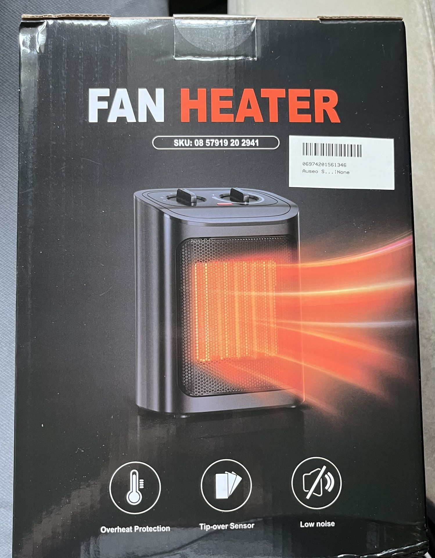 1500W Fan Heater Portable Electric