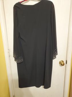 Calvin Klain Black Plus Size Dress