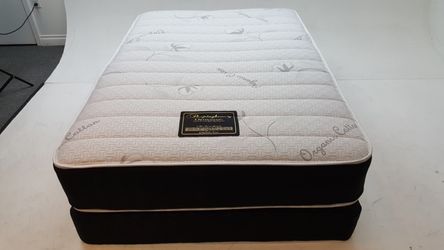 Double Sided Pillow Mattress and Boxspring