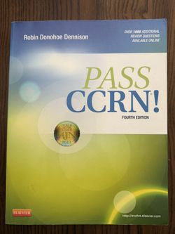 CCRN book, nursing