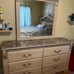 Bed And Dresser 