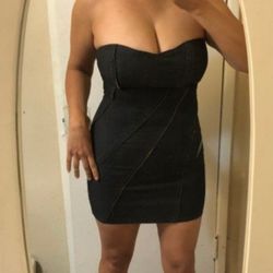 Dark Blue Dress M/Vestido M