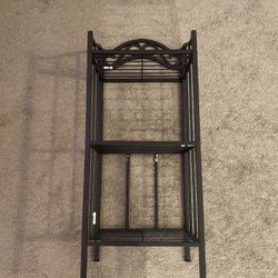 bathroom floor shelf