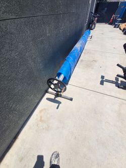 Pool Cover with hand reel
