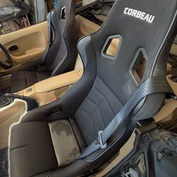 Mazda Miata CORBEAU seat with Lowered Bracket & Slide