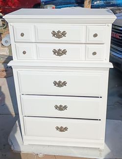 White Dresser- Delivery Available!