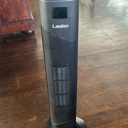 Lasko 32” Oscillating Ceramic Tower Space Heater With Remote 