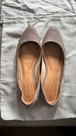 Corso Como Taupe Pointed-Toe Flats