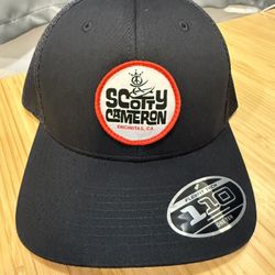 Scotty Cameron Gallery Exclusive Circle T Trucker Peace Surfer Hat Red Black