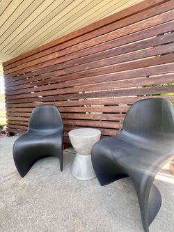 Modern Dining Lounge Chairs Patio Deck Outdoor