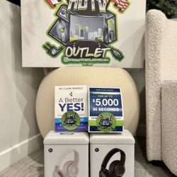 Beats Studio pro wireless noise cancellation headphones floor model display