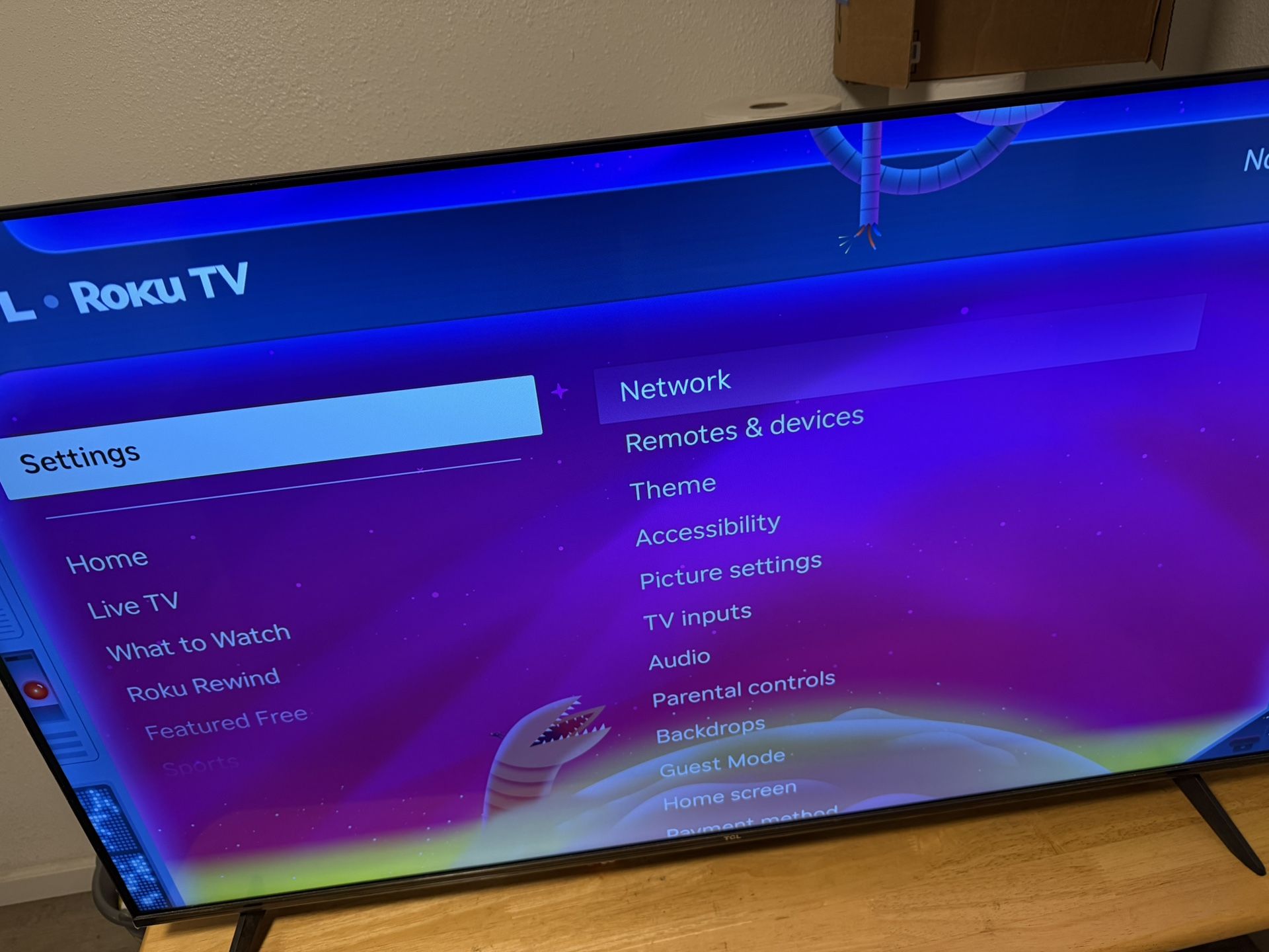 Excellent Condition TCL Tv