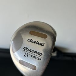Cleveland 3 Wood Quadpro 15 Degree Right Hand R Flex