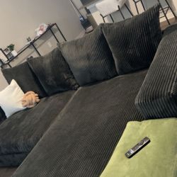 Luxe 108'' Corduroy Sectional