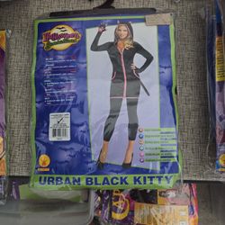 Halloween Costume Urban Black Kitty